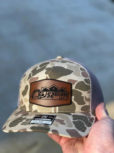 custom hats with detailed and clean logo finish