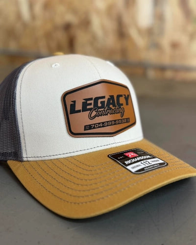 custom hats featuring strong company branding style