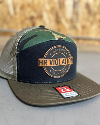 custom hats featuring bold design for business branding