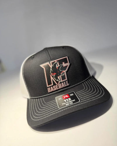 custom hats with clean and modern company logo design