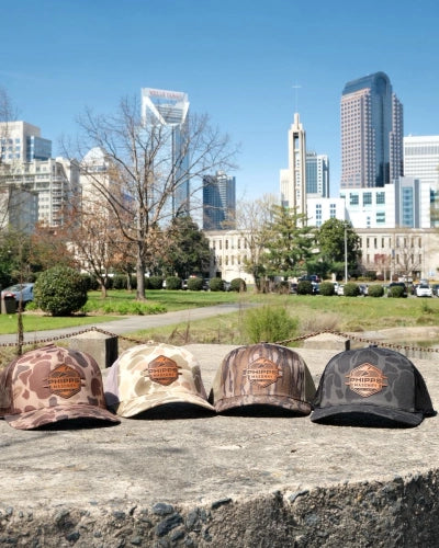 custom hats designed for company marketing and visibility