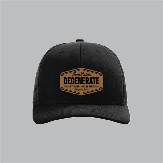Blue Collar Degenerate (Workhorse Badge)