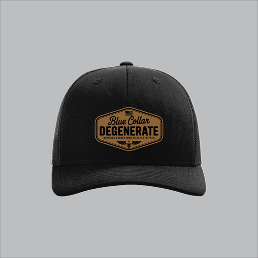 Blue Collar Degenerate (Script Badge)