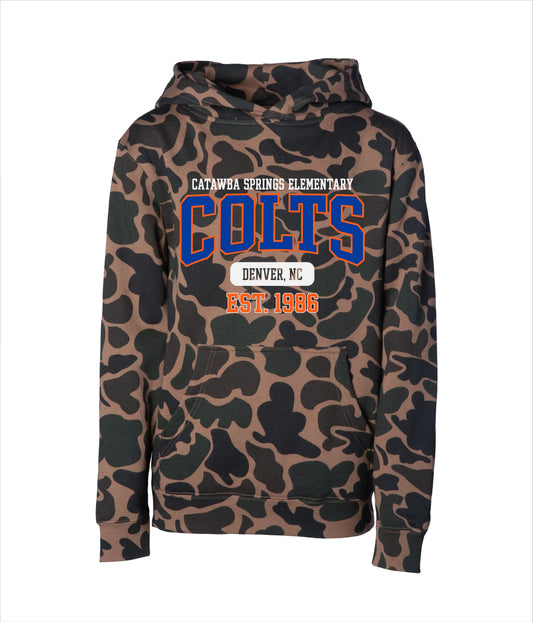 CSES Colts Pride Camo Hoodie